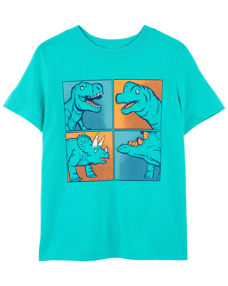 Toddler 2-Piece Dino Graphic Tee & Pull-On Cotton Shorts Set
, image 2 of 4 slides