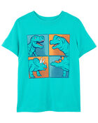 Toddler 2-Piece Dino Graphic Tee & Pull-On Cotton Shorts Set
, image 2 of 4 slides