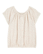 Kid 2-Piece Cherries Fashion Top & Crinkle Skirt Set, image 2 of 6 slides