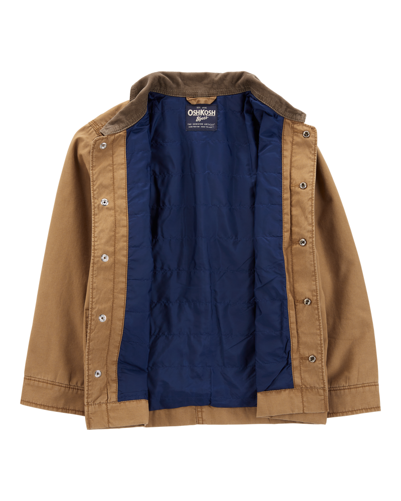 Kid Button-Front Barn Jacket, image 2 of 5 slides