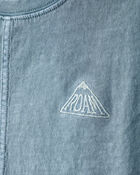 Boys Roam Cotton Short-Sleeve Tee - Blue, image 2 of 3 slides
