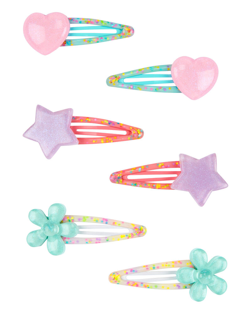 6-Pack Hair Clips, image 1 of 2 slides