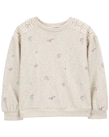 Toddler Embroidered Fleece Pullover, 