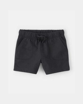 Toddler Boy French Terry Shorts - Black, 