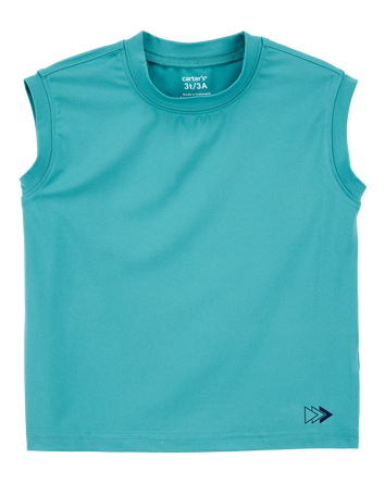 Toddler Active Muscle Tank - Teal, 