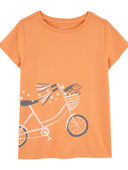 Orange - Kid Bike Graphic Tee