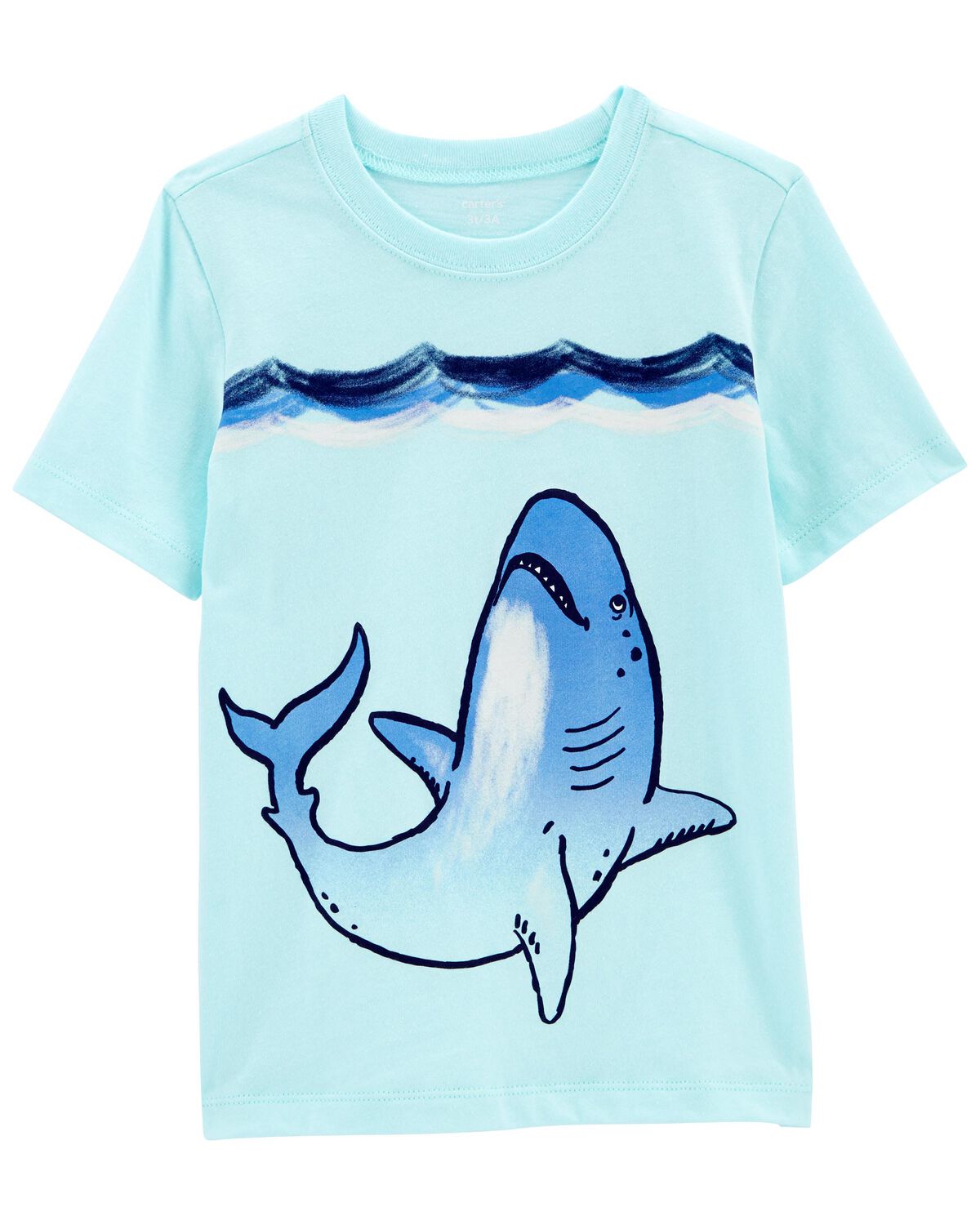 Blue Toddler Shark Graphic Tee | carters.com