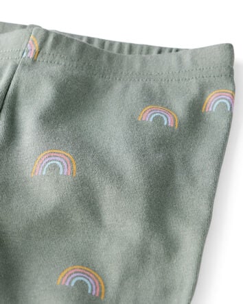 Baby Organic Cotton Pajamas in Magical Rainbow Print, 