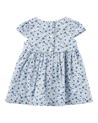 Baby Floral Print Dress and Headwrap Set, image 2 of 4 slides