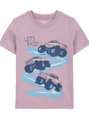 Purple - Toddler Let's Race Graphic Tee