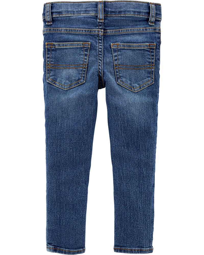 Kid Medium Wash Skinny-Leg Jeans, image 2 of 4 slides