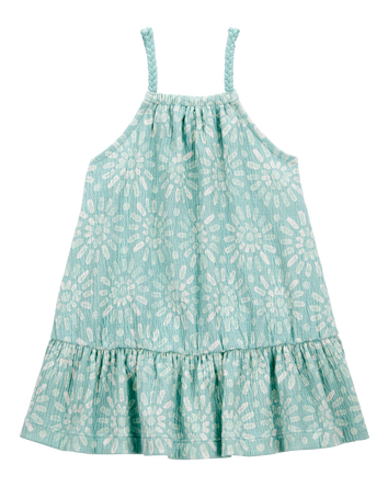 Baby Floral Crinkle Jersey Dress, 