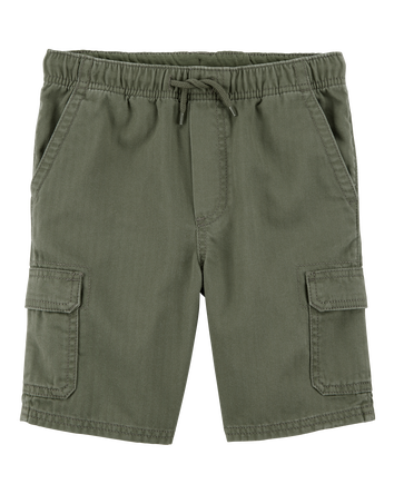 Kid  Cargo Utility Shorts - Olive, 
