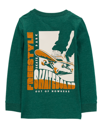 Kid Skateboard Graphic Tee, 