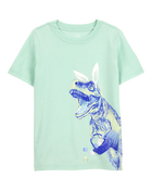 Kid Dinosaur Short-Sleeve Tee - Green, image 1 of 3 slides