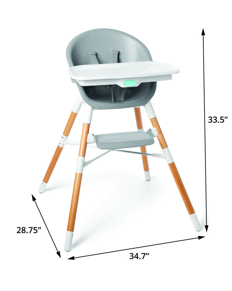 EON 4-in-1 High Chair - Grey/white, image 4 of 4 slides