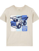 Ivory - Toddler Construction Dig It Graphic Tee