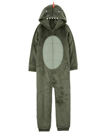 Kid Dinosaur Pajama Jumpsuit Costume, 