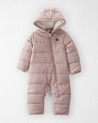 Baby Recycled Quilted Puffer One-Piece, image 1 of 4 slides