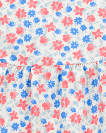 Baby Girl 3-Piece Floral Little Diaper Cover Set, 