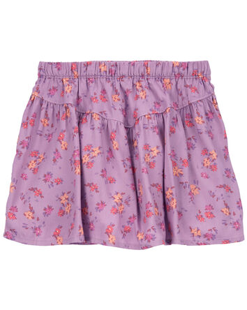 Kid Floral Print Skort Made With LENZING™ ECOVERO™ , 