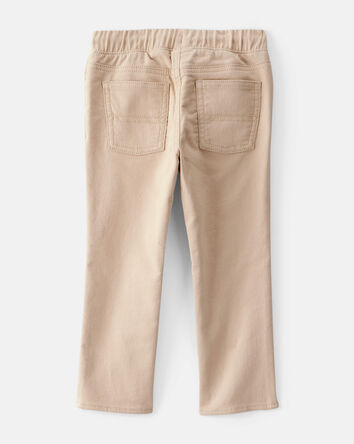 Toddler Boy Cotton Pull-On Fashion Pants - Tan, 