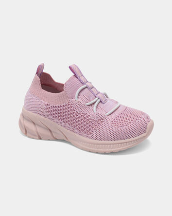 Toddler Girl Pull-On Athletic Sneakers - Pink, 