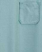 Kid Striped Short-Sleeve Tee - Green, image 2 of 3 slides