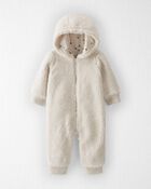Baby Recycled Sherpa Hooded Jumpsuit
, image 1 of 3 slides