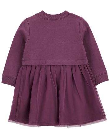 Baby Heart French Terry Dress, 