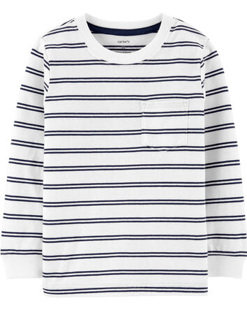 Kid Striped Pocket Jersey Tee, 