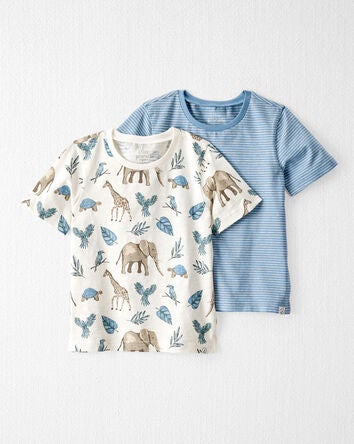 Toddler 2-Pack Organic Cotton Tees, 