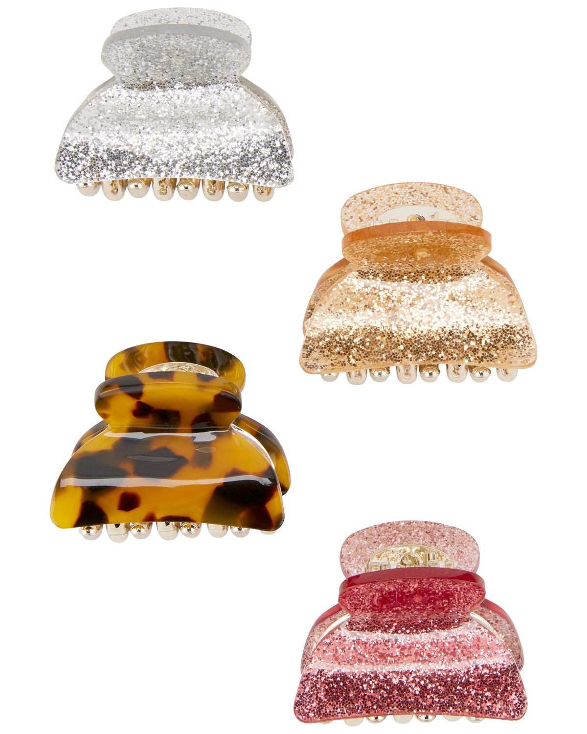 Multi 4Pack Hair Clips