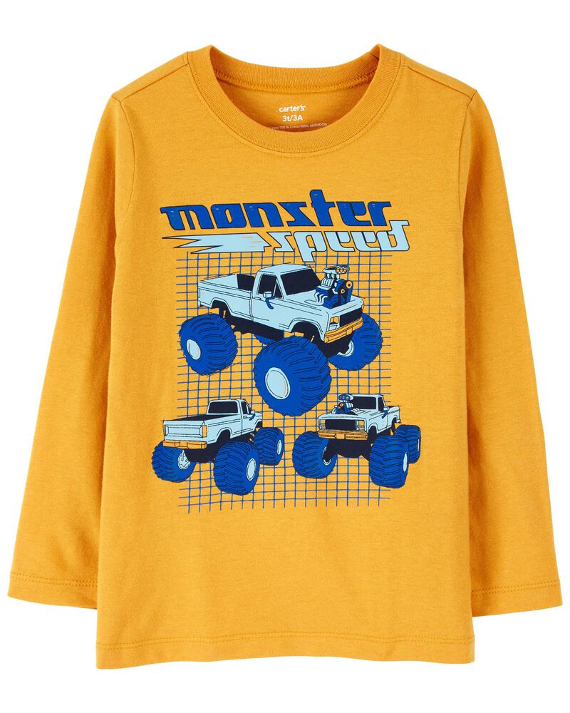 Toddler Monster Truck Graphic Tee, image 1 of 3 slides