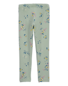 Baby Tossed Floral Print Stretch Leggings, image 2 of 4 slides