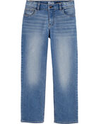 Kid Medium Wash Relaxed-Fit Classic Jeans, image 1 of 4 slides