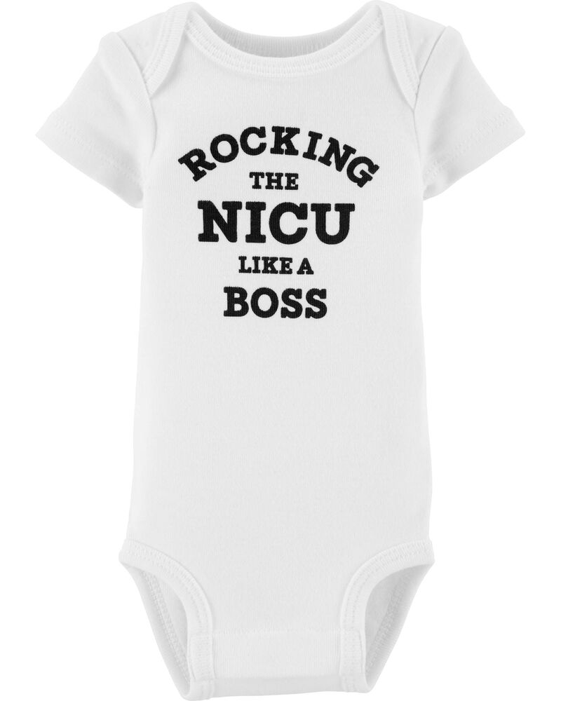 Baby Preemie NICU Bodysuit, image 1 of 4 slides