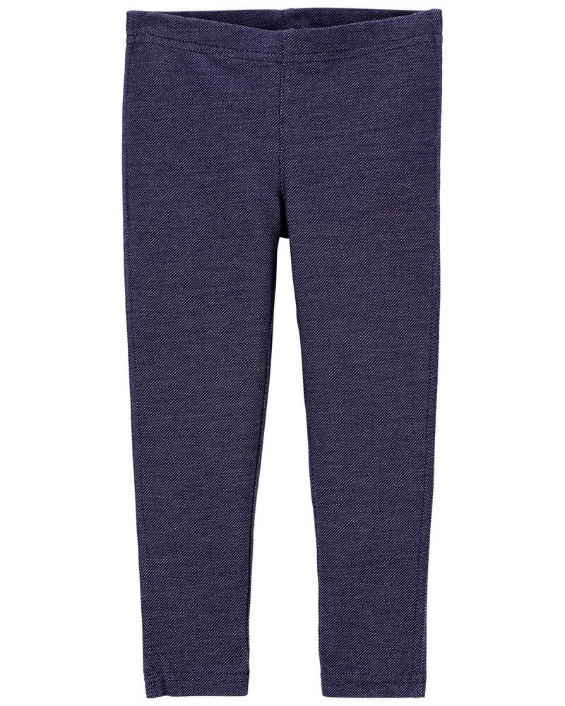 Toddler Knit Denim Leggings, image 1 of 1 slides