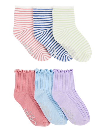 Toddler 6-Pack Ankle Socks, 