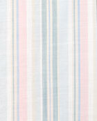 Kid Striped Woven Long-Sleeve Button-Down Shirt, image 2 of 3 slides