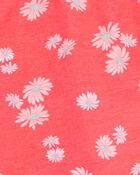 Kid 2-Piece Floral Short-Sleeve Tee & Golf Skort Set - Orange, image 6 of 6 slides