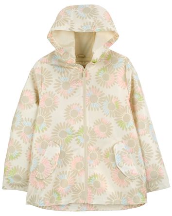 Kid Floral Rain Jacket, 