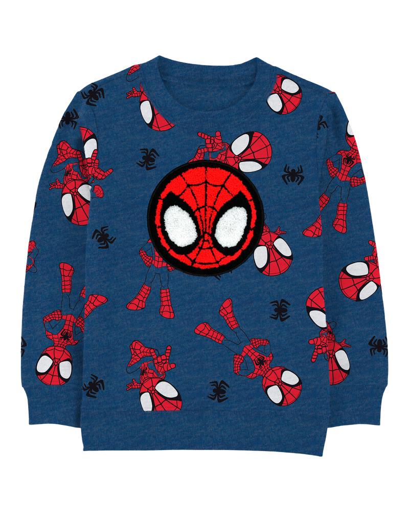Toddler Spider-Man Pullover - Navy, image 1 of 2 slides