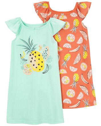 Kid 2-Pack Night Gowns, 