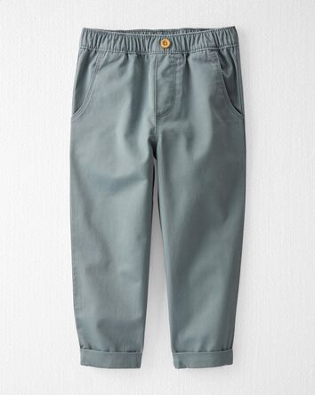 Toddler Organic Cotton Twill Pants in Slate, 
