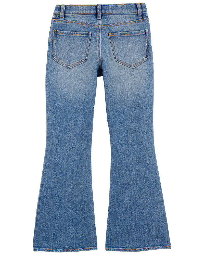Kid High-Rise Split Hem Iconic Denim Jeans, image 3 of 4 slides