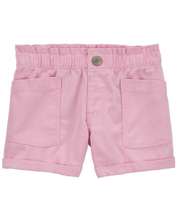 Toddler PaperBag Twill Shorts, 