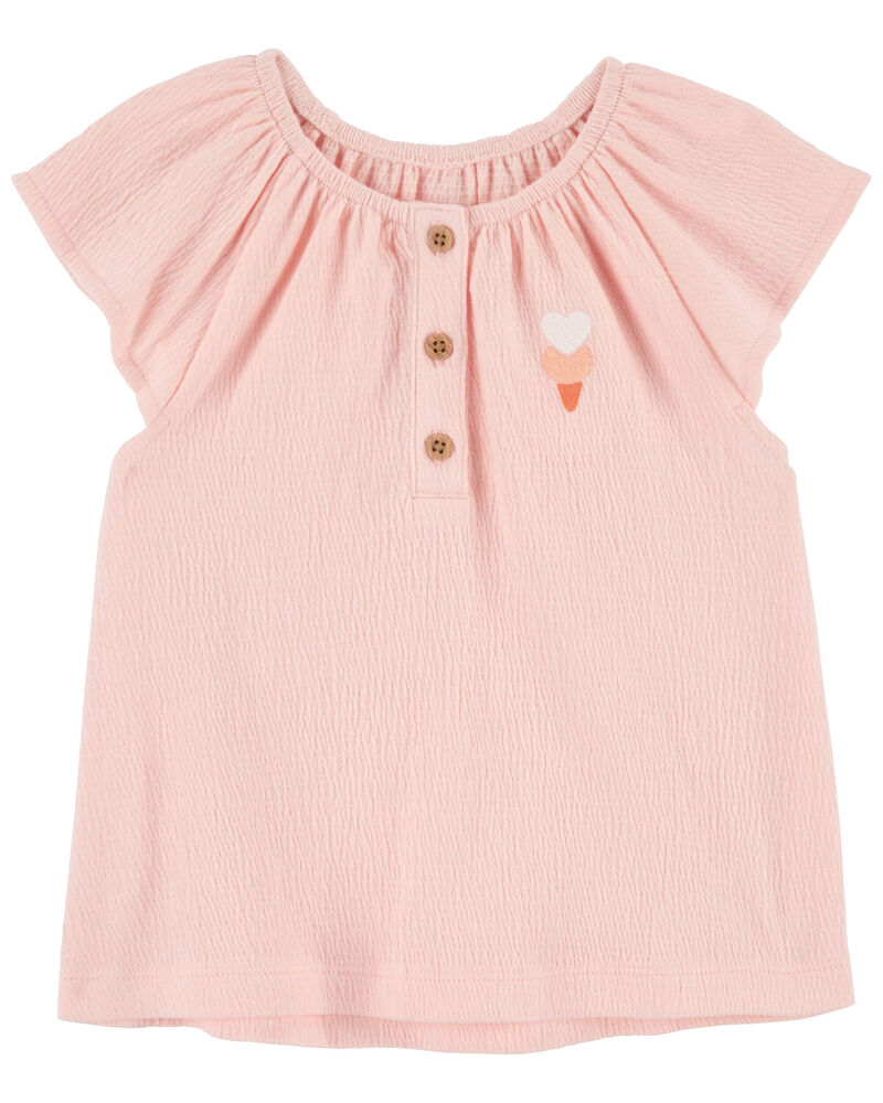 Baby Ice Cream Crinkle Jersey Top, image 1 of 2 slides
