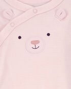 Baby Bear Snap-Up Cotton Sleep & Play Pajamas, image 2 of 3 slides