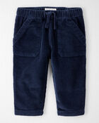 Baby Organic Cotton Corduroy Drawstring Pants, image 1 of 6 slides